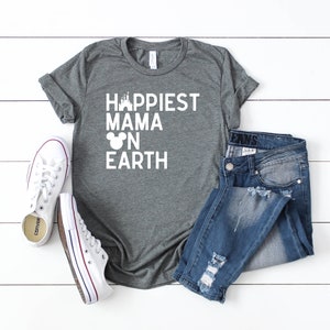 The Original Happiest Mama on Earth Tee | Disney Mom Tee | Disney Vacation Shirt | Disney Shirt for Moms | Disney Family Shirt | Disney Mama