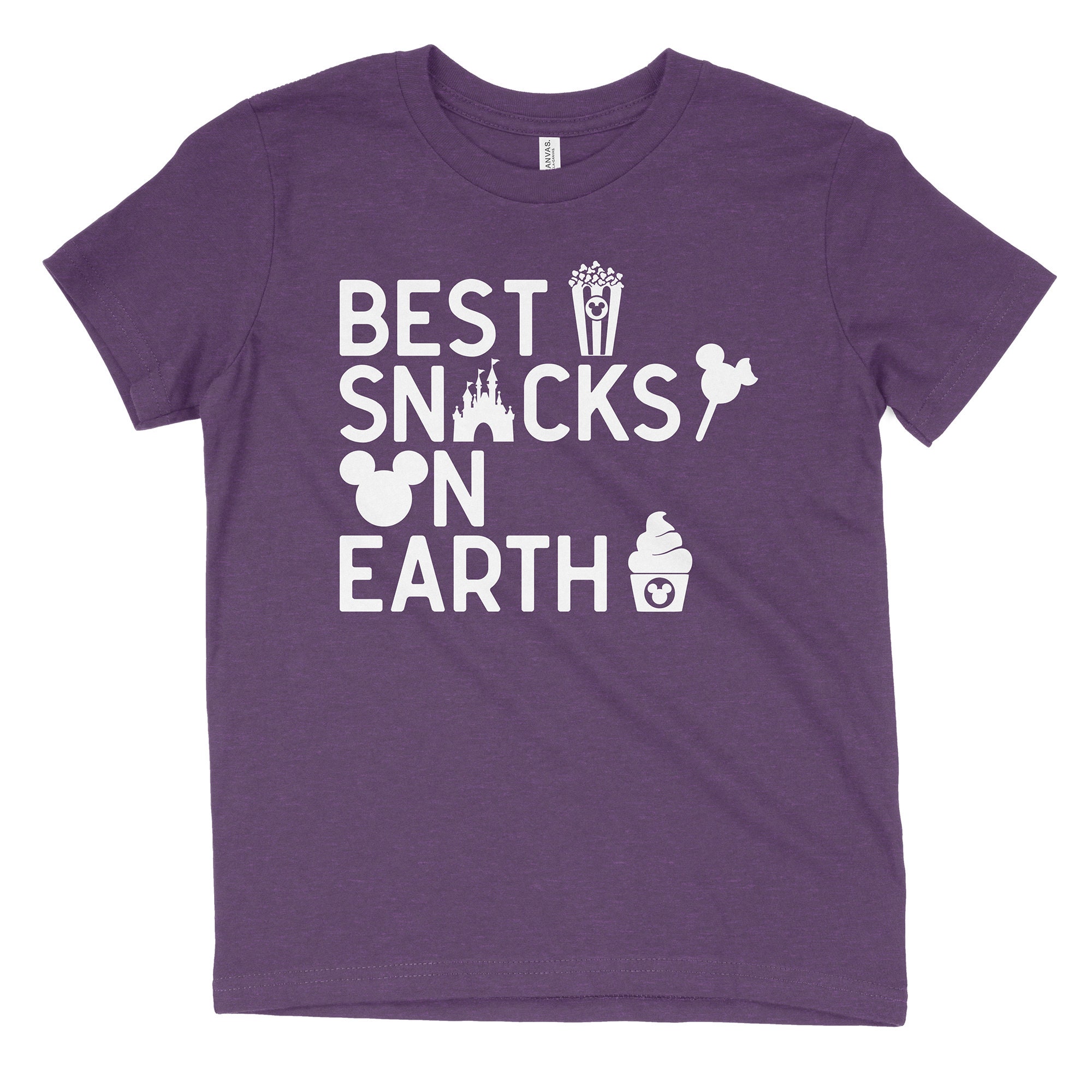 Best Snacks on Earth Disney Tee Disney Snack Tee Disney Etsy