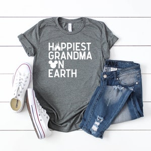 The Original Happiest Grandma on Earth Tee | Disney Grandma Tee | Disney Vacation Shirt | Disney Family Shirt | Disney Grandma Shirt