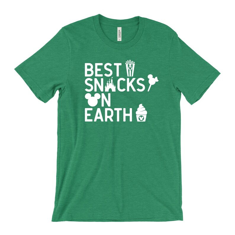 Best Snacks on Earth Disney Tee Disney Snack Tee Disney Etsy