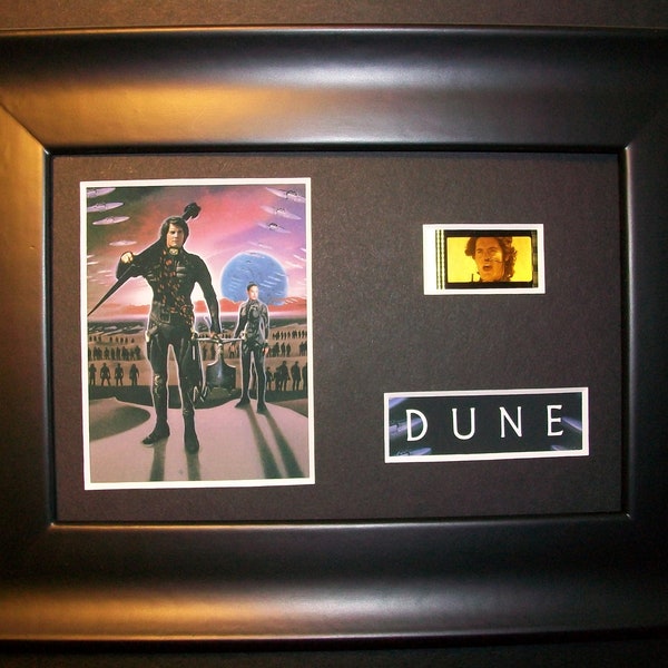 DUNE Framed Movie Film Cell Memorabilia - Complements poster movie book fan hollywood