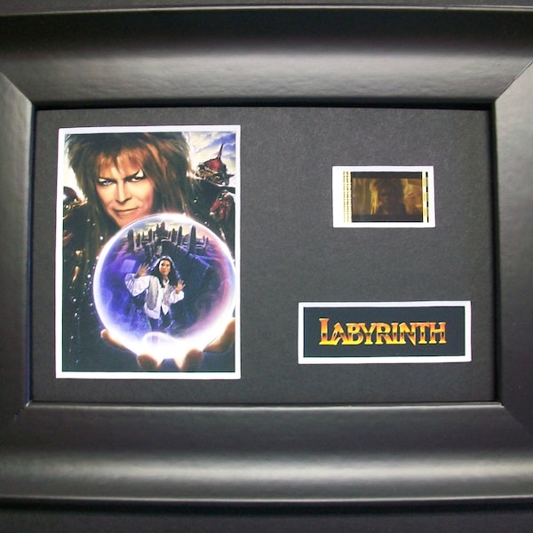 LABYRINTH Framed Movie Film Cell Memorabilia - Complements poster movie book fan hollywood