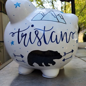 Adventure Themed Piggy Bank