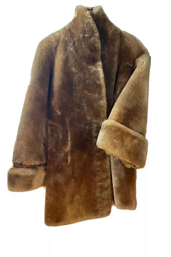 Vintage Thick Sheared Beaver Fur Coat Designer Owens Fine Ireland Vintage Thick Sheared Beaver Fur Coat, Sheared Beaver Fur Swing Coats