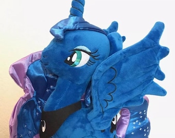 Princess Luna Plush: My Little Pony G4 Alicorn Stuffed Animal - 12" (NWT)