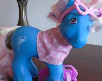 Vintage G1 My Little Pony Mountain Boy TORNADO - UK, Euro, Nirvana, Big Brother, Rare, Vhtf, Restoration to Nmint