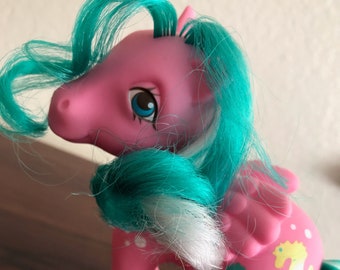 Vintage G1 My Little Pony WAVERUNNER - Pegasus, Seahorse, Color Changing Hair, Works