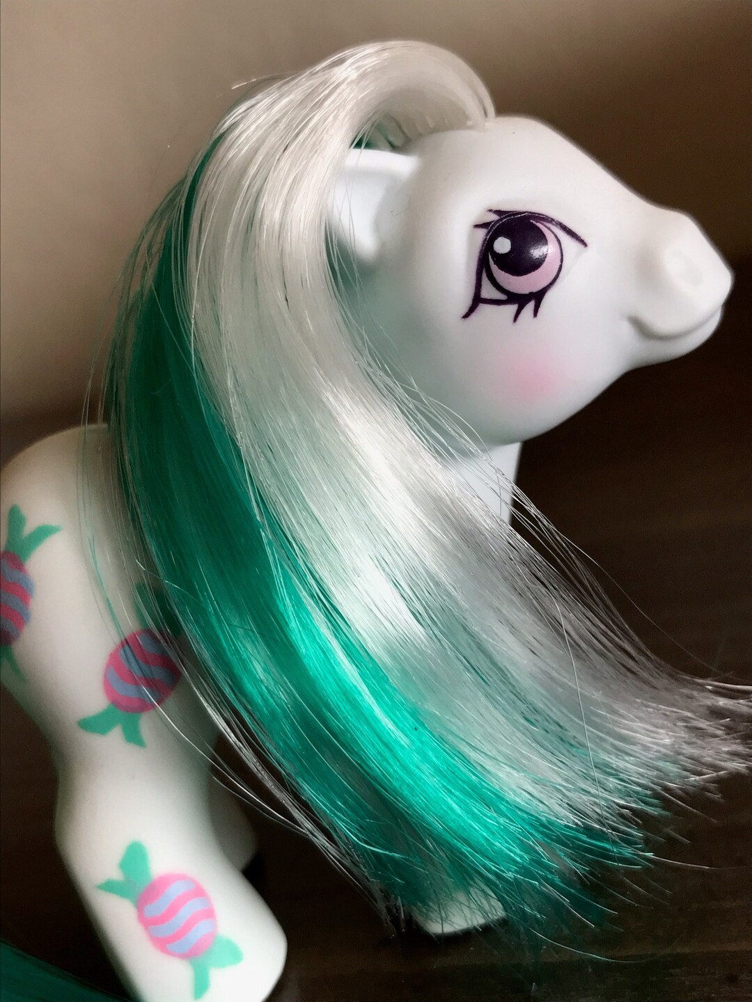 Mlp Reverse Vintage G1 My Little Pony Baby Candy: Reverse Hair, Euro UK Sweetie ...