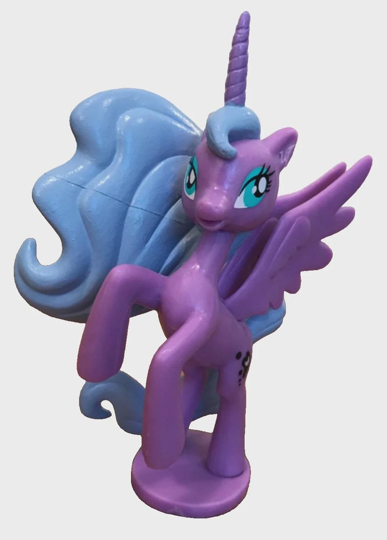 Mlp Rearing Up Princess Luna My Little Pony Mini Figure: Hasbro Rearing Pose, Sweet ...