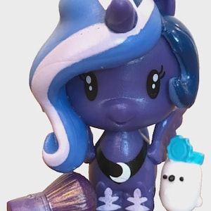 Princess Luna Figurine – My Little Pony Cutie Mark Crew, Hand Painted Accessory