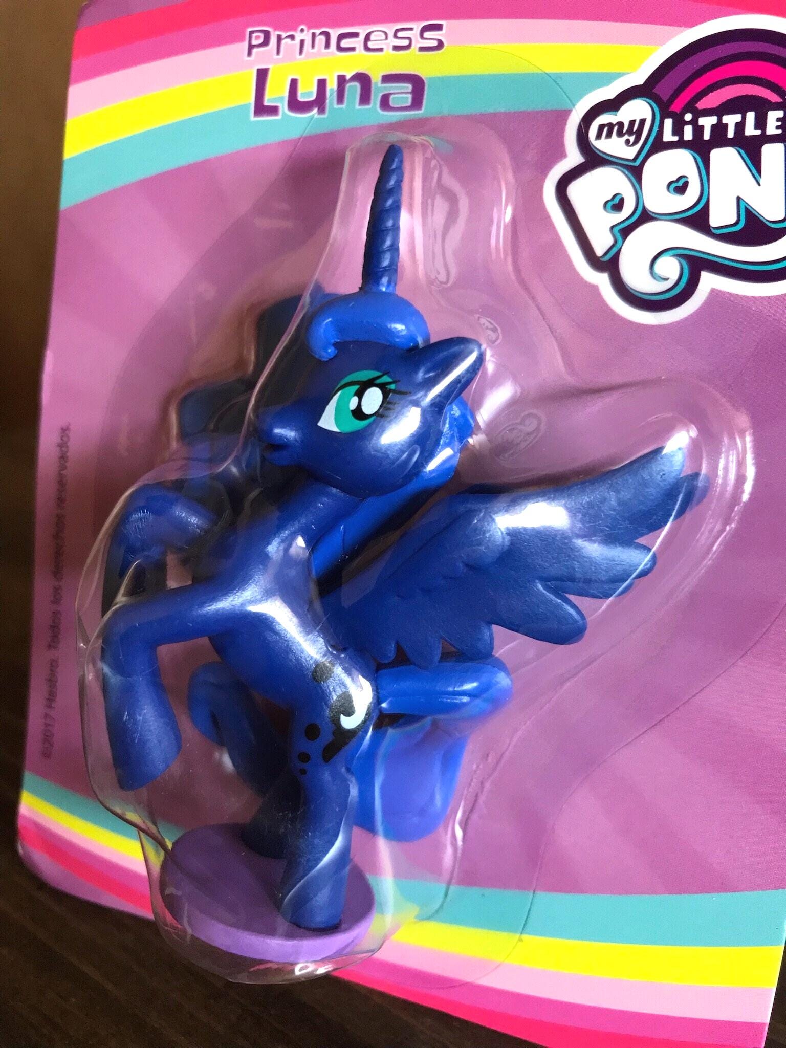Vintage My Little Pony PRINCESS LUNA Luppa Mexico Figure - Mint in