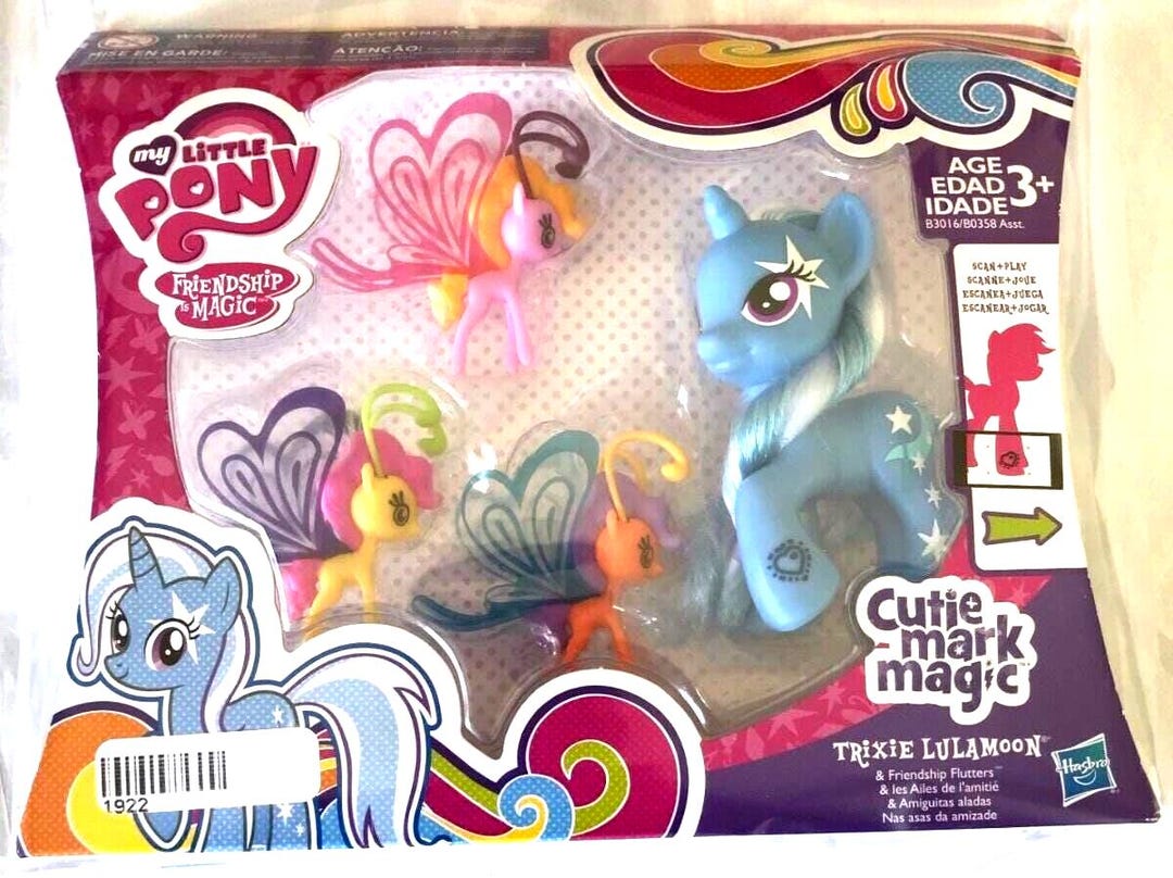 Vintage My Little Pony Trixie Lulamoon & Breezies Set MIP - Etsy
