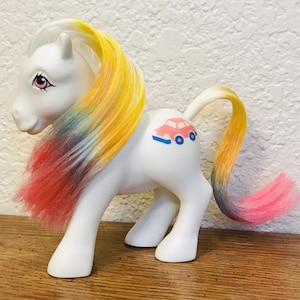 Vintage G1 My Little Pony DADDY BERRYTOWN - French Nirvana, Patent Pending Variant, Rainbow Hair, Restored