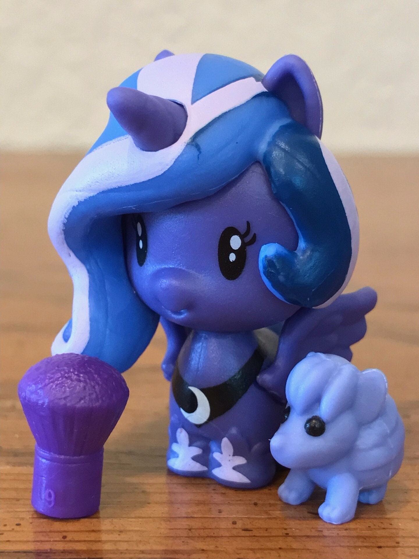 VINTAGE My Little Pony PRINCESS LUNA Cutie Mark Crew Confetti Party Countdown - Collectible Figurine, Mini Figure, Original Accessory, Mint