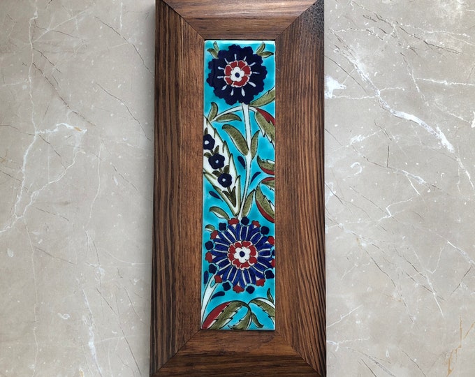Turkish Wall Art Tile Handmade Wall Decor Hand Painting Ceramic Tile