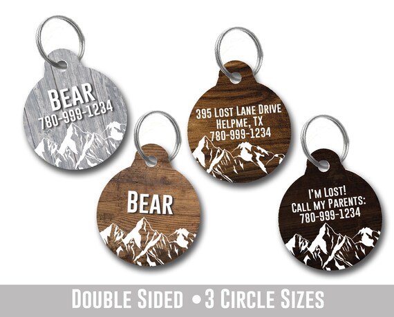 Mountain 2025 dog tag