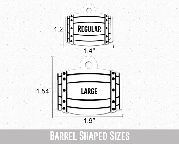 Barrel dog cheap tag