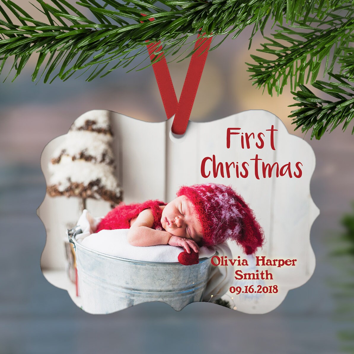 Baby's first sales christmas frame 2018