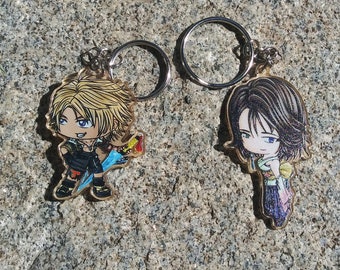 Final Fantasy X - Tidus and Yuna Charm Keychains