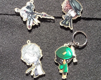 Final Fantasy XV - Aranea Ardyn Ravus Kenny Crow Charms Keychains