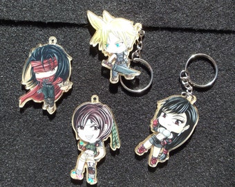 ファイナルファンタジー7 チャーム（ティファ、エアリス、ユフィ
