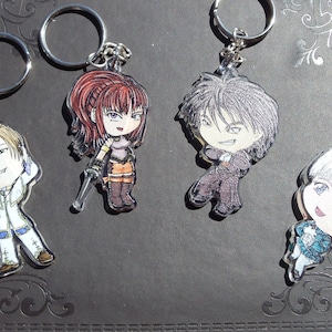 Shadow Hearts/Shadow Hearts Covenant - Yuri Alice Karin Nicolai Charms Keychains