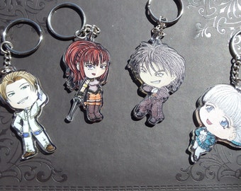 Shadow Hearts/Shadow Hearts Covenant - Yuri Alice Karin Nicolai Charms Keychains