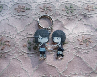 Fatal Frame II Crimson Butterfly - Mio and Mayu Amakura Charm Keychain