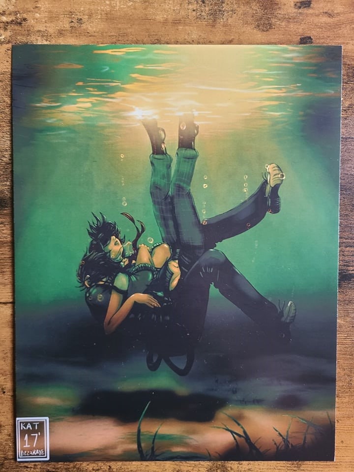 Fatal Frame 5 - Maiden of Black Water - Ren and Rui 8.5x11 Print