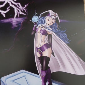 Lunar Silver Star Story - Dark Goddess Althena 11x17 Print