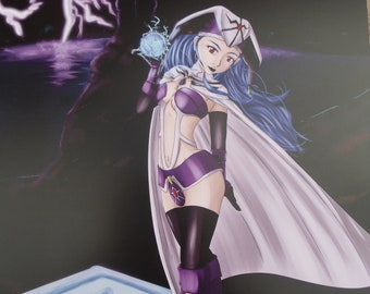 Lunar Silver Star Story - Dark Goddess Althena 11x17 Print