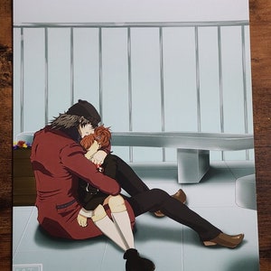 Persona 3 Portable - Shinjiro Aragaki and Female Protagonist 8.5x11 Print