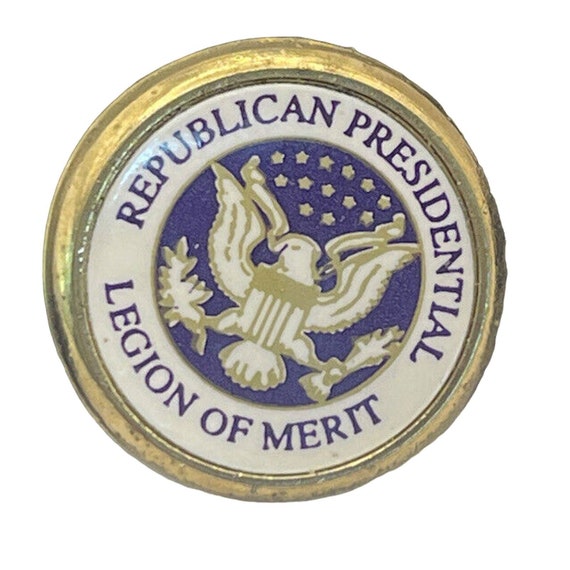 lapel Pin RARE republican presidential legion of … - image 1