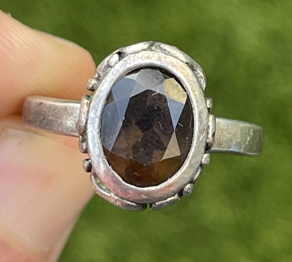 Silpada Sterling Silver Ring 925 Size 9 Smokey Qu… - image 2