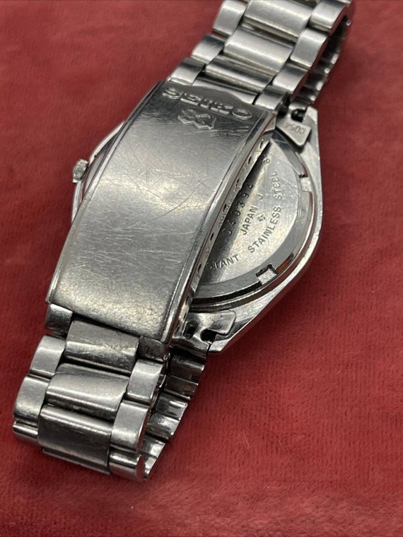 Seiko Quartz Men’s Wristwatch 8222-7009 Runs (rep… - image 9