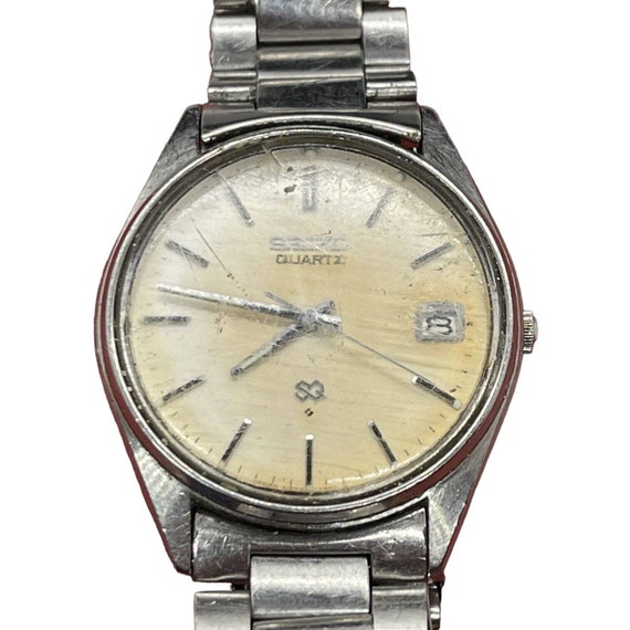 Seiko Quartz Men’s Wristwatch 8222-7009 Runs (rep… - image 1