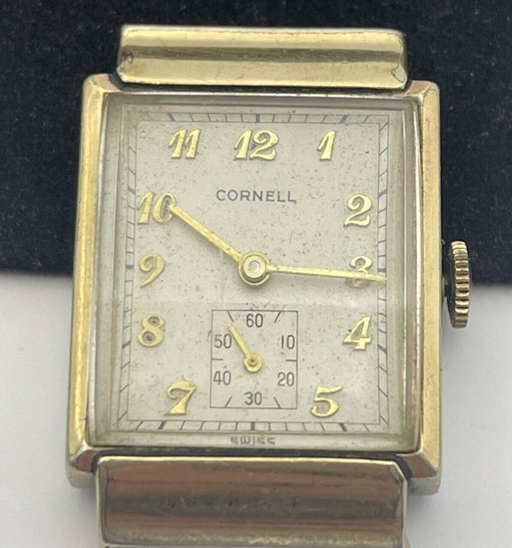 Vintage Rare Golfer Driver Watch Cornell 17j 1940… - image 1