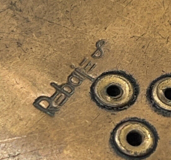 Vintage Rebajes Necklace Pendant Signed Copper Mo… - image 9