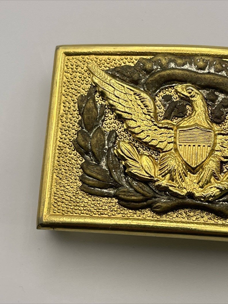 VINTAGE American Eagle Belt Buckle E Pluribus Unum Crest Etsy