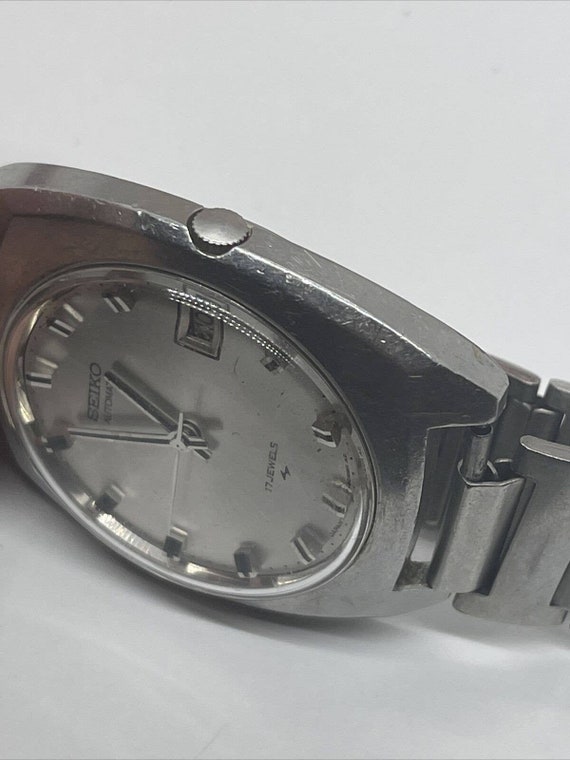 Vintage Seiko Men’s 17 Jewel Automatic Watch 7005… - image 8