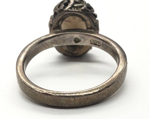 Silpada Sterling Silver Ring 925 Size 9 Smokey Qu… - image 5