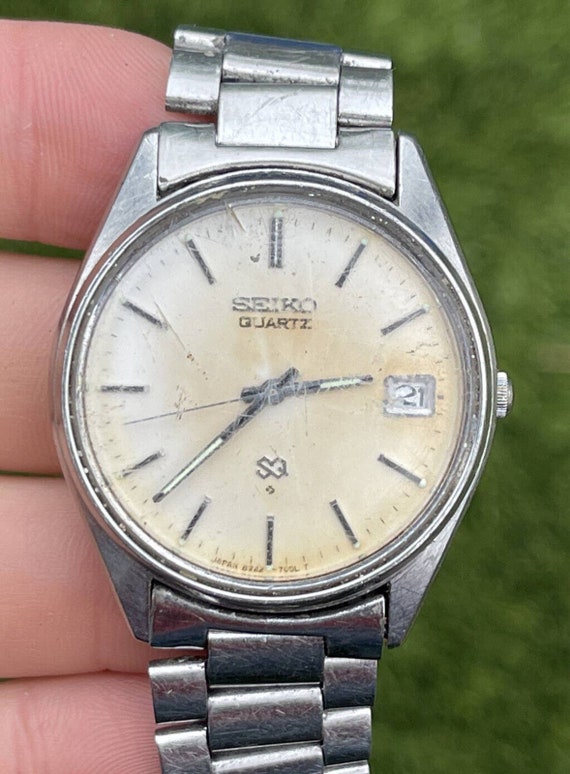 Seiko Quartz Men’s Wristwatch 8222-7009 Runs (rep… - image 3