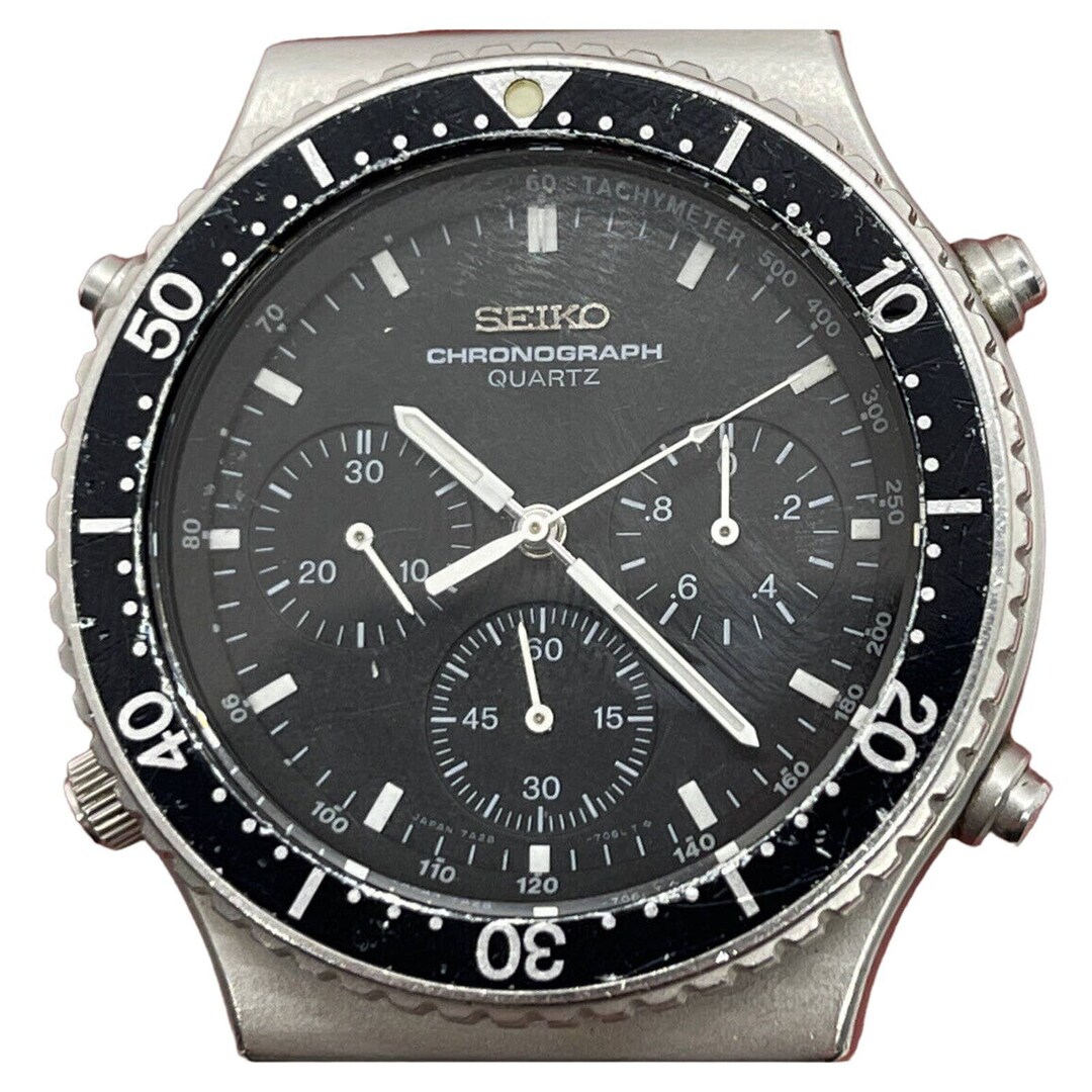 Vintage Seiko Chronograph Quartz Watch Repair JDM 7a287040 Etsy