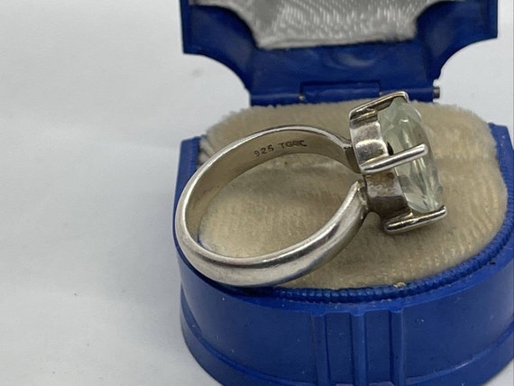 Tggc Signed Vintage Sterling Silver Ring 925 Size… - image 4