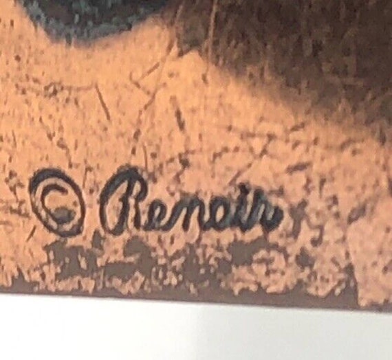 Chunky MCM Vintage Bracelet Signed Renoir Copper … - image 6