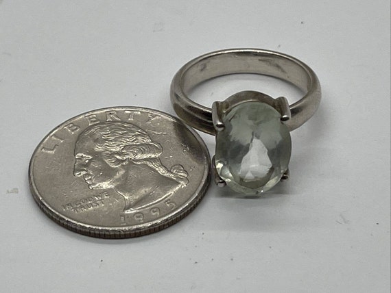 Tggc Signed Vintage Sterling Silver Ring 925 Size… - image 7