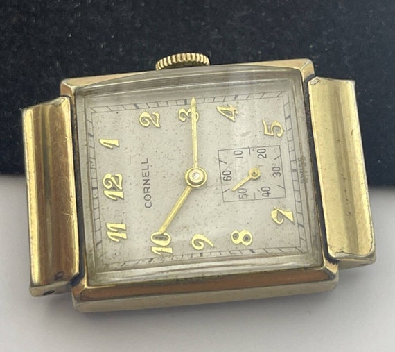 Vintage Rare Golfer Driver Watch Cornell 17j 1940… - image 3