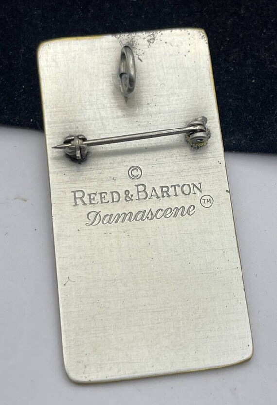 Vintage Brooch Pin reed and barton pendant neckla… - image 2