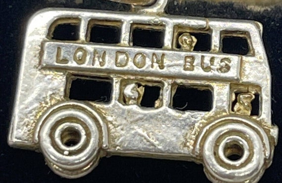 Vintage Sterling Silver Necklace 925 Pendant Char… - image 1