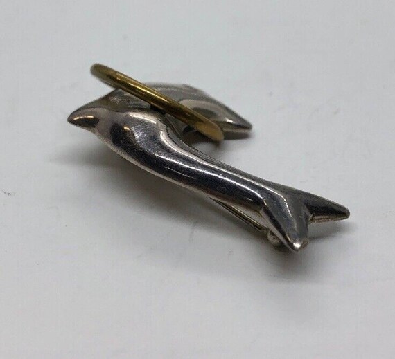 Vtg Mexico Sterling Silver Brooch Pin 925 Moderni… - image 7